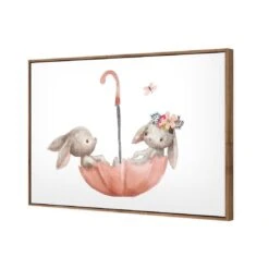 The Bunny Boat 8 The Bunny Boat -WALL ART DESGIN SALE the bunny boat canvas natural floating frame 45x30cm 535601