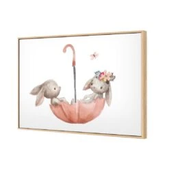 The Bunny Boat 7 The Bunny Boat -WALL ART DESGIN SALE the bunny boat canvas oak floating frame 45x30cm 739644