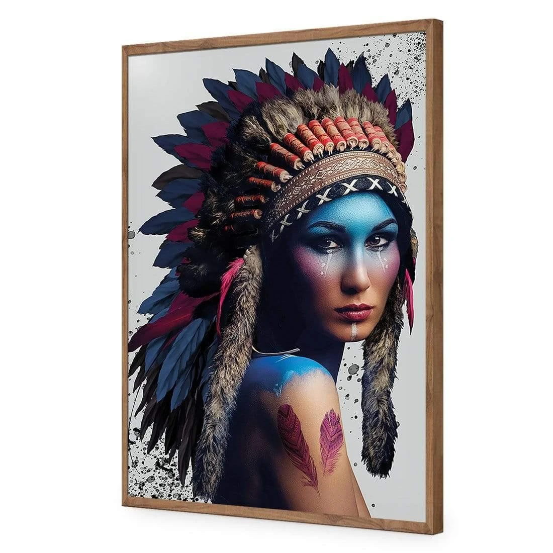 The Chief Woman Inked The Chief Woman Inked -WALL ART DESGIN SALE the chief woman inked acrylic glass no border natural frame 45x30cm 174581