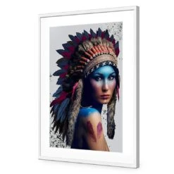 The Chief Woman Inked 12 The Chief Woman Inked -WALL ART DESGIN SALE the chief woman inked acrylic glass with border white frame 45x30cm 636949