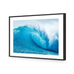 The Curl -WALL ART DESGIN SALE the curl acrylic glass with border black frame 45x30cm 815983