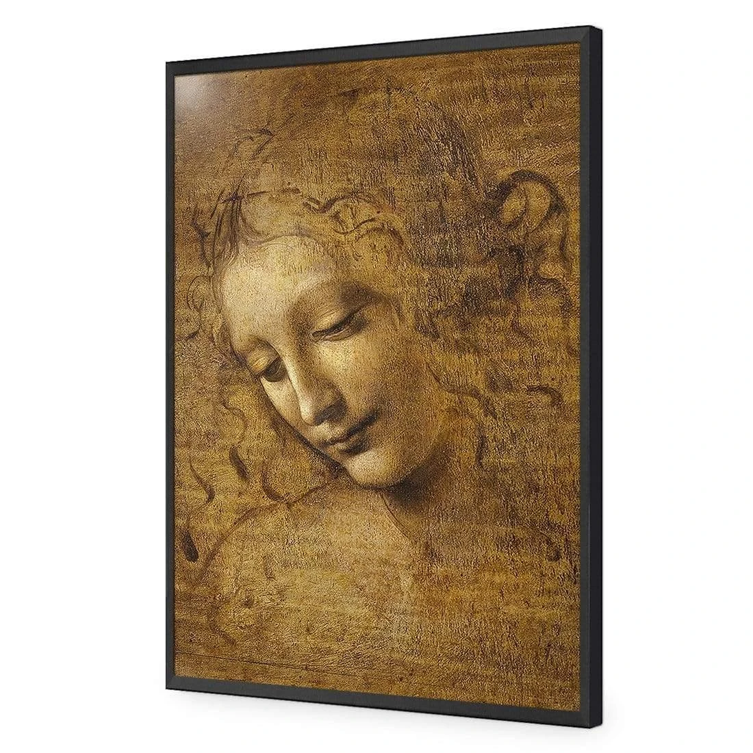 The Head of a Woman by Leonardo da Vinci The Head Of A Woman By Leonardo Da Vinci -WALL ART DESGIN SALE the head of a woman by leonardo da vinci acrylic glass no border black frame 45x30cm 958697