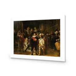 The Night Watch By Rembrandt -WALL ART DESGIN SALE the night watch by rembrandt acrylic glass with border no frame 45x30cm 128699
