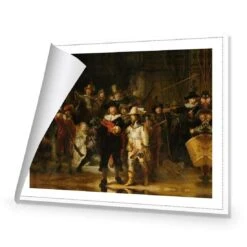 The Night Watch By Rembrandt -WALL ART DESGIN SALE the night watch by rembrandt canvas rolled canvas 45x30cm 400962