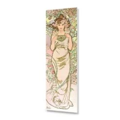 The Rose By Alphonse Mucha -WALL ART DESGIN SALE the rose by alphonse mucha acrylic glass no border no frame 90x30cm 916859