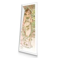 The Rose By Alphonse Mucha -WALL ART DESGIN SALE the rose by alphonse mucha canvas rolled canvas 60x20cm 106733