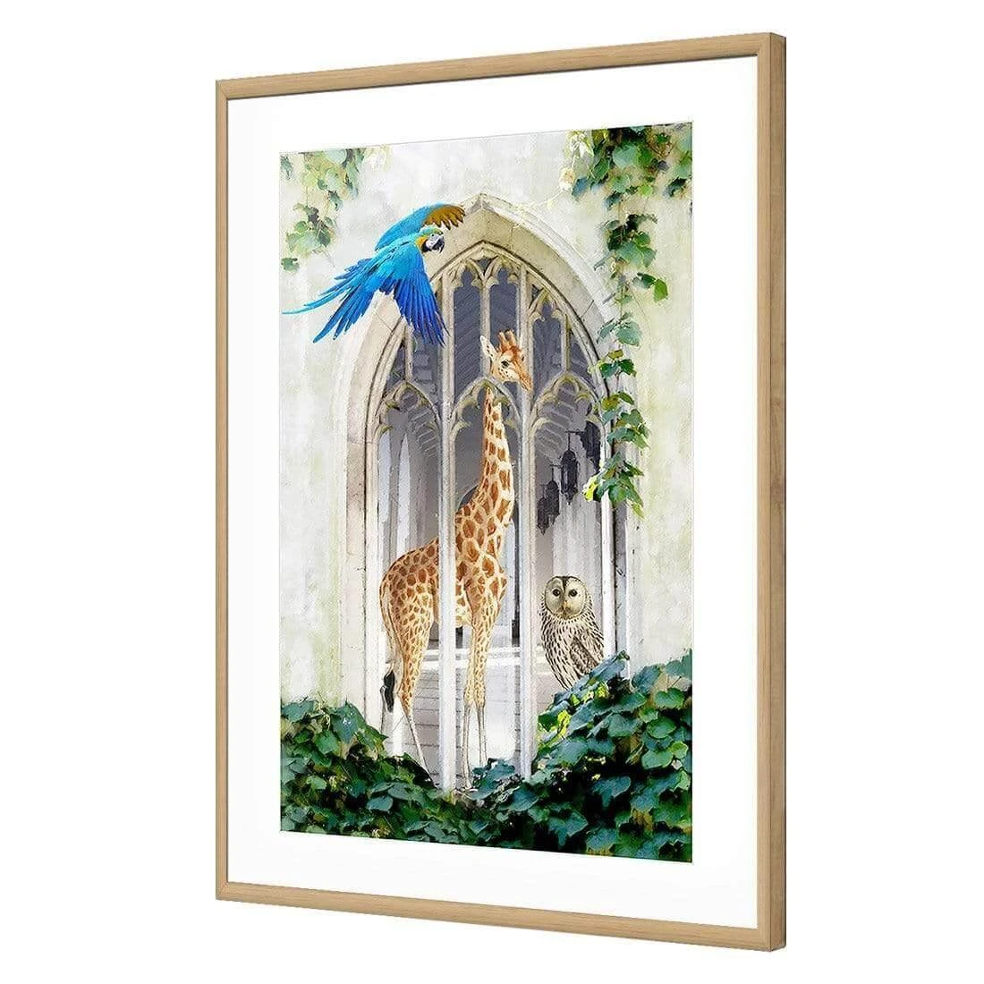 The Secret Window The Secret Window -WALL ART DESGIN SALE the secret window acrylic glass with border oak frame 45x30cm 773285