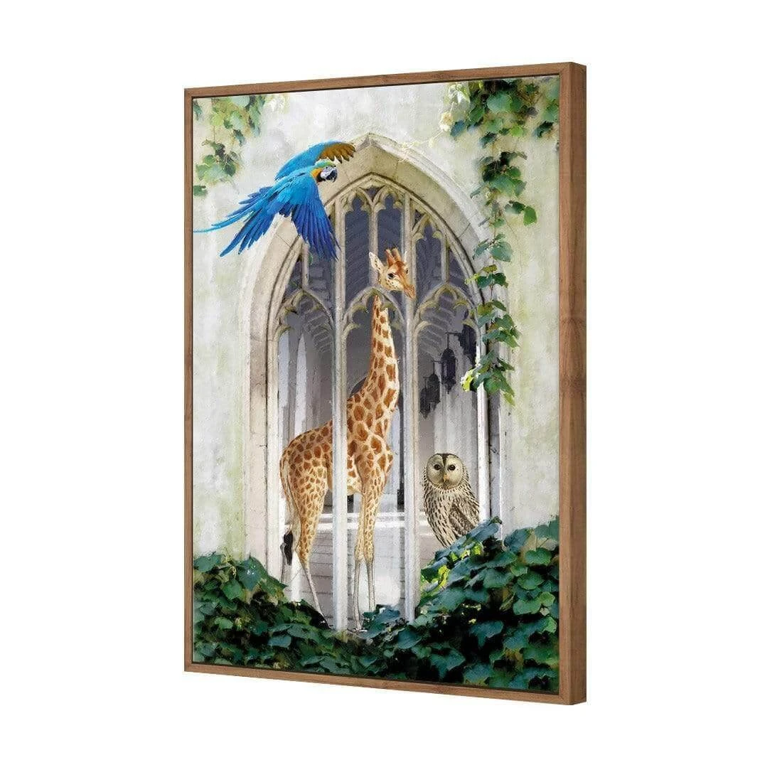 The Secret Window The Secret Window -WALL ART DESGIN SALE the secret window canvas natural floating frame 45x30cm 317377