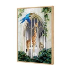 The Secret Window 6 The Secret Window -WALL ART DESGIN SALE the secret window canvas oak floating frame 45x30cm 178761