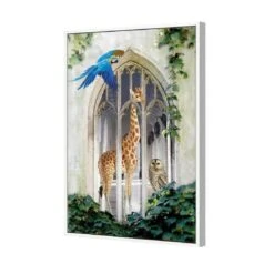 The Secret Window 5 The Secret Window -WALL ART DESGIN SALE the secret window canvas white floating frame 45x30cm 239842