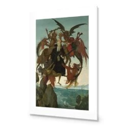 The Torment Of Saint Anthony By Michelangelo -WALL ART DESGIN SALE the torment of saint anthony by michelangelo acrylic glass with border no frame 45x30cm 414563