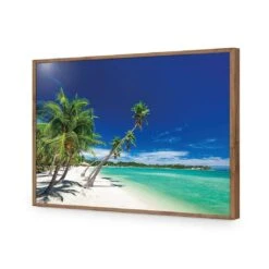 The Tropics Of Fiji -WALL ART DESGIN SALE the tropics of fiji acrylic glass no border natural frame 45x30cm 486073