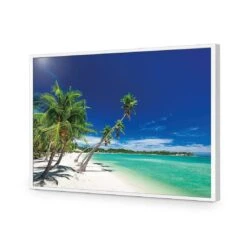 The Tropics Of Fiji -WALL ART DESGIN SALE the tropics of fiji acrylic glass no border white frame 45x30cm 724456