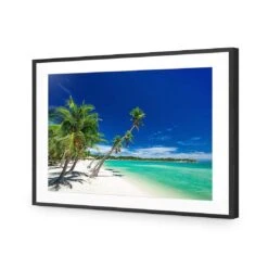 The Tropics Of Fiji -WALL ART DESGIN SALE the tropics of fiji acrylic glass with border black frame 45x30cm 355635