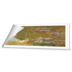 The Water Lily Pond By Monet -WALL ART DESGIN SALE the water lily pond by monet canvas rolled canvas 60x20cm 443701