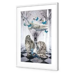 The White Whale's Dream 12 The White Whale's Dream -WALL ART DESGIN SALE the white whales dream acrylic glass with border white frame 45x30cm 218412
