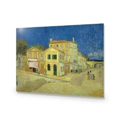 The Yellow House By Vincent Van Gogh -WALL ART DESGIN SALE the yellow house by vincent van gogh acrylic glass no border no frame 45x30cm 991946