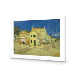 The Yellow House By Vincent Van Gogh -WALL ART DESGIN SALE the yellow house by vincent van gogh acrylic glass with border no frame 45x30cm 421412