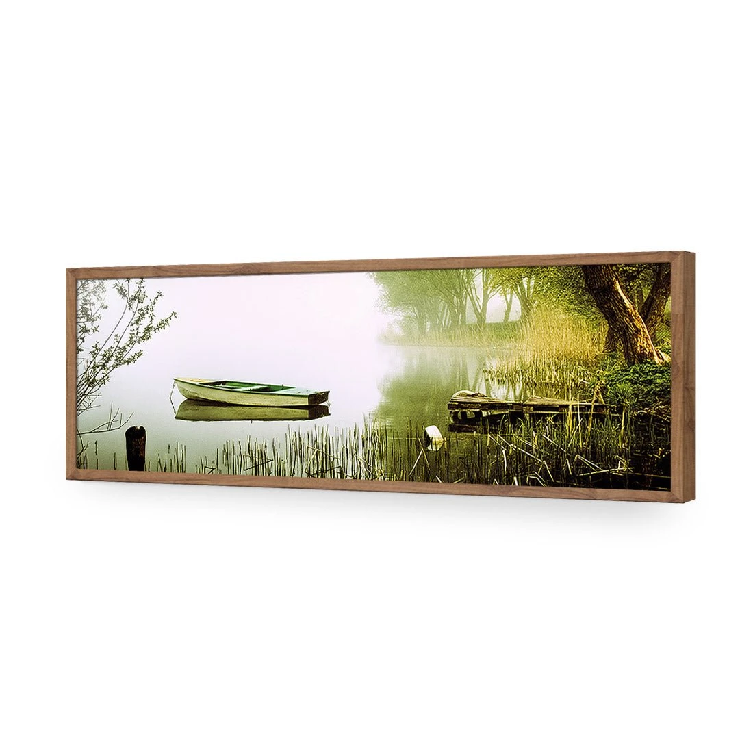 Tired Row Boat (long) Tired Row Boat (long) -WALL ART DESGIN SALE tired row boat long acrylic glass no border natural frame 90x30cm 371472