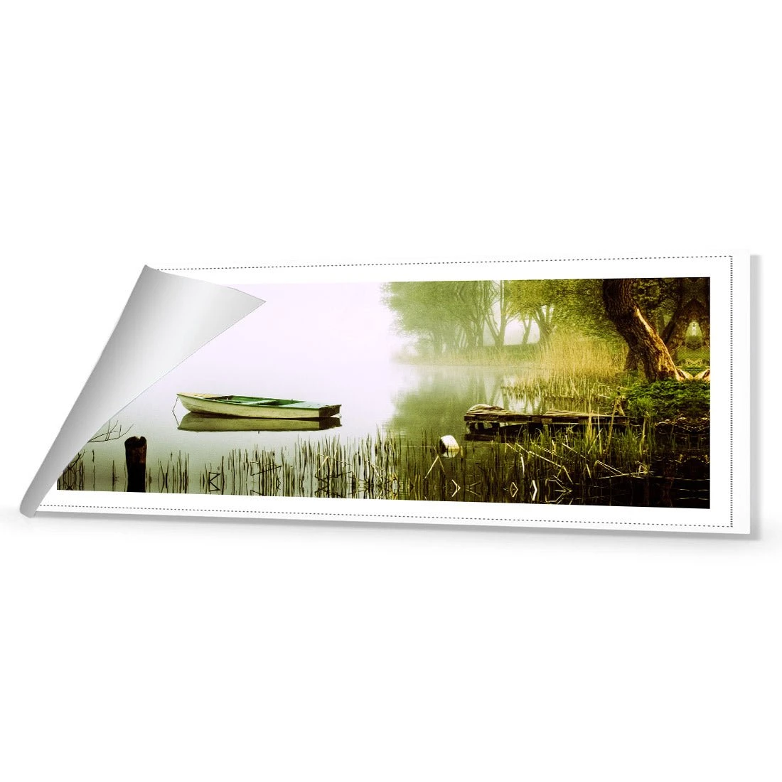 Tired Row Boat (long) Tired Row Boat (long) -WALL ART DESGIN SALE tired row boat long canvas rolled canvas 60x20cm 272993