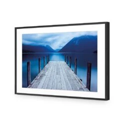 Tranquil Jetty -WALL ART DESGIN SALE tranquil jetty acrylic glass with border black frame 45x30cm 945137
