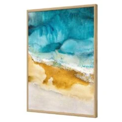 Trepidation -WALL ART DESGIN SALE trepidation acrylic glass no border oak frame 45x30cm 211076