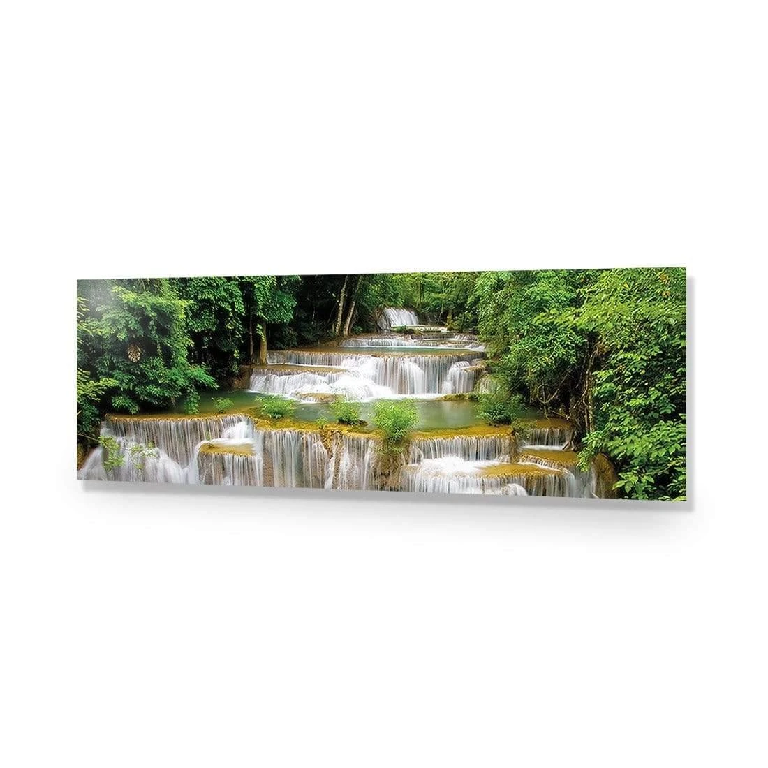 Tropical Waterfall - Horizontal (Long) Tropical Waterfall - Horizontal (Long) -WALL ART DESGIN SALE tropical waterfall horizontal long acrylic glass no border no frame 90x30cm 913063