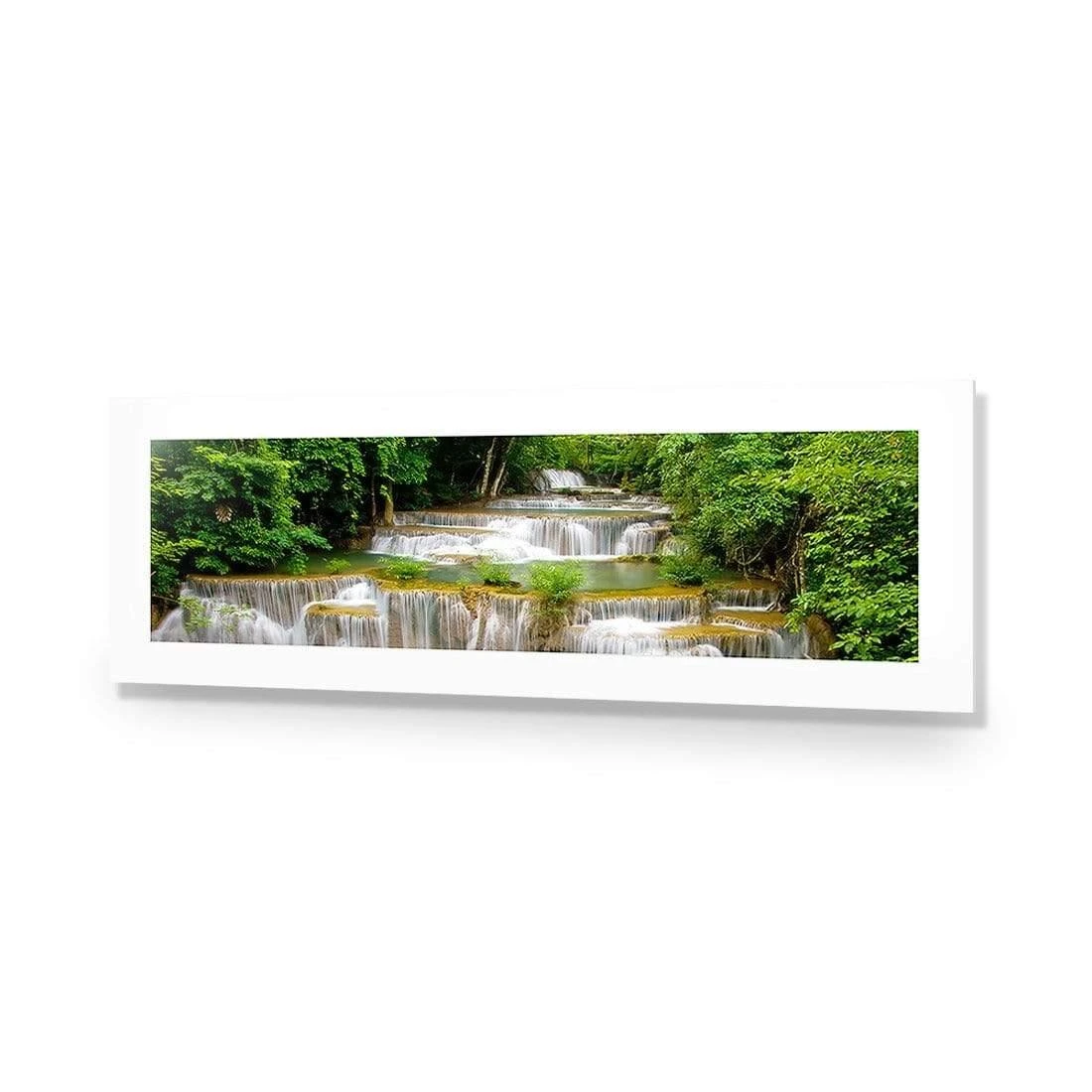 Tropical Waterfall - Horizontal (Long) Tropical Waterfall - Horizontal (Long) -WALL ART DESGIN SALE tropical waterfall horizontal long acrylic glass with border no frame 90x30cm 203458