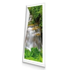 Tropical Waterfall - Vertical (Long) 8 Tropical Waterfall - Vertical (Long) -WALL ART DESGIN SALE tropical waterfall vertical long canvas rolled canvas 60x20cm 164474