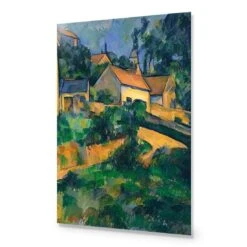 Turning Road At Montgeroult By Cezanne -WALL ART DESGIN SALE turning road at montgeroult by cezanne acrylic glass no border no frame 45x30cm 489657