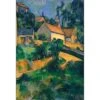 Turning Road At Montgeroult By Cezanne -WALL ART DESGIN SALE turning road at montgeroult by cezanne canvas stretched canvas 45x30cm 519188
