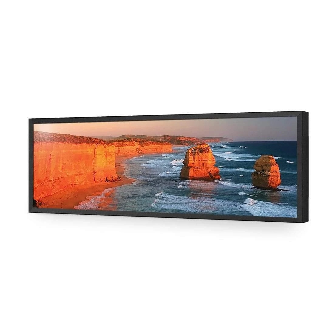 Twelve Apostles at Sunset (long) Twelve Apostles At Sunset (long) -WALL ART DESGIN SALE twelve apostles at sunset long acrylic glass no border black frame 90x30cm 920120