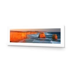 Twelve Apostles At Sunset (long) 9 Twelve Apostles At Sunset (long) -WALL ART DESGIN SALE twelve apostles at sunset long acrylic glass with border no frame 90x30cm 606971