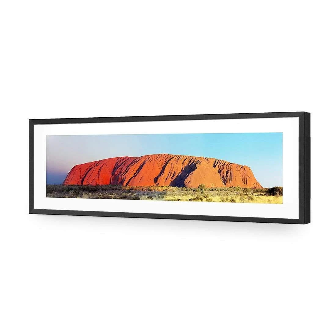 Uluru at Sunset Uluru At Sunset -WALL ART DESGIN SALE uluru at sunset acrylic glass with border black frame 90x30cm 627959
