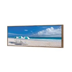 Umbrella Paradise (long) -WALL ART DESGIN SALE umbrella paradise long canvas stretched canvas 60x20cm 817461