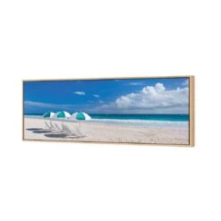 Umbrella Paradise (long) -WALL ART DESGIN SALE umbrella paradise long canvas stretched canvas 60x20cm 869887