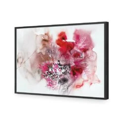 Veins Of Life, Magenta -WALL ART DESGIN SALE veins of life magenta acrylic glass no border black frame 45x30cm 322129
