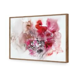 Veins Of Life, Magenta -WALL ART DESGIN SALE veins of life magenta acrylic glass no border natural frame 45x30cm 238132