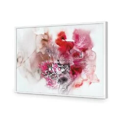 Veins Of Life, Magenta -WALL ART DESGIN SALE veins of life magenta acrylic glass no border white frame 45x30cm 694722
