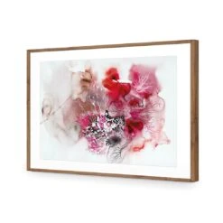 Veins Of Life, Magenta -WALL ART DESGIN SALE veins of life magenta acrylic glass with border natural frame 45x30cm 388592