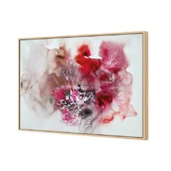 Veins Of Life, Magenta -WALL ART DESGIN SALE veins of life magenta canvas oak floating frame 45x30cm 535226
