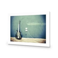 Vintage Guitar -WALL ART DESGIN SALE vintage guitar acrylic glass with border no frame 45x30cm 387100