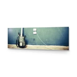 Vintage Guitar (Long) -WALL ART DESGIN SALE vintage guitar long acrylic glass no border no frame 90x30cm 792562
