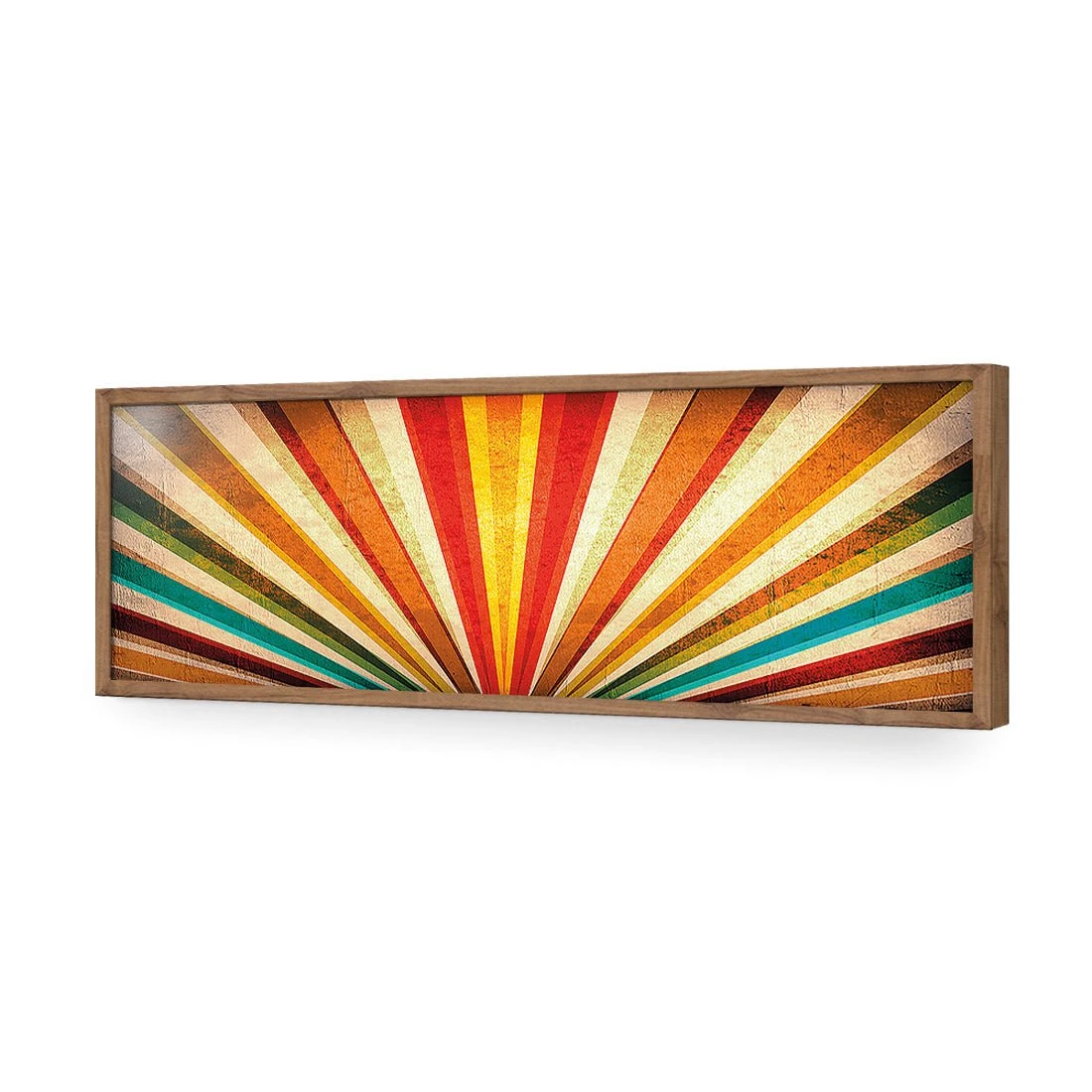 Vintage Sunbeams (Long) Vintage Sunbeams (Long) -WALL ART DESGIN SALE vintage sunbeams long acrylic glass no border natural frame 90x30cm 868836