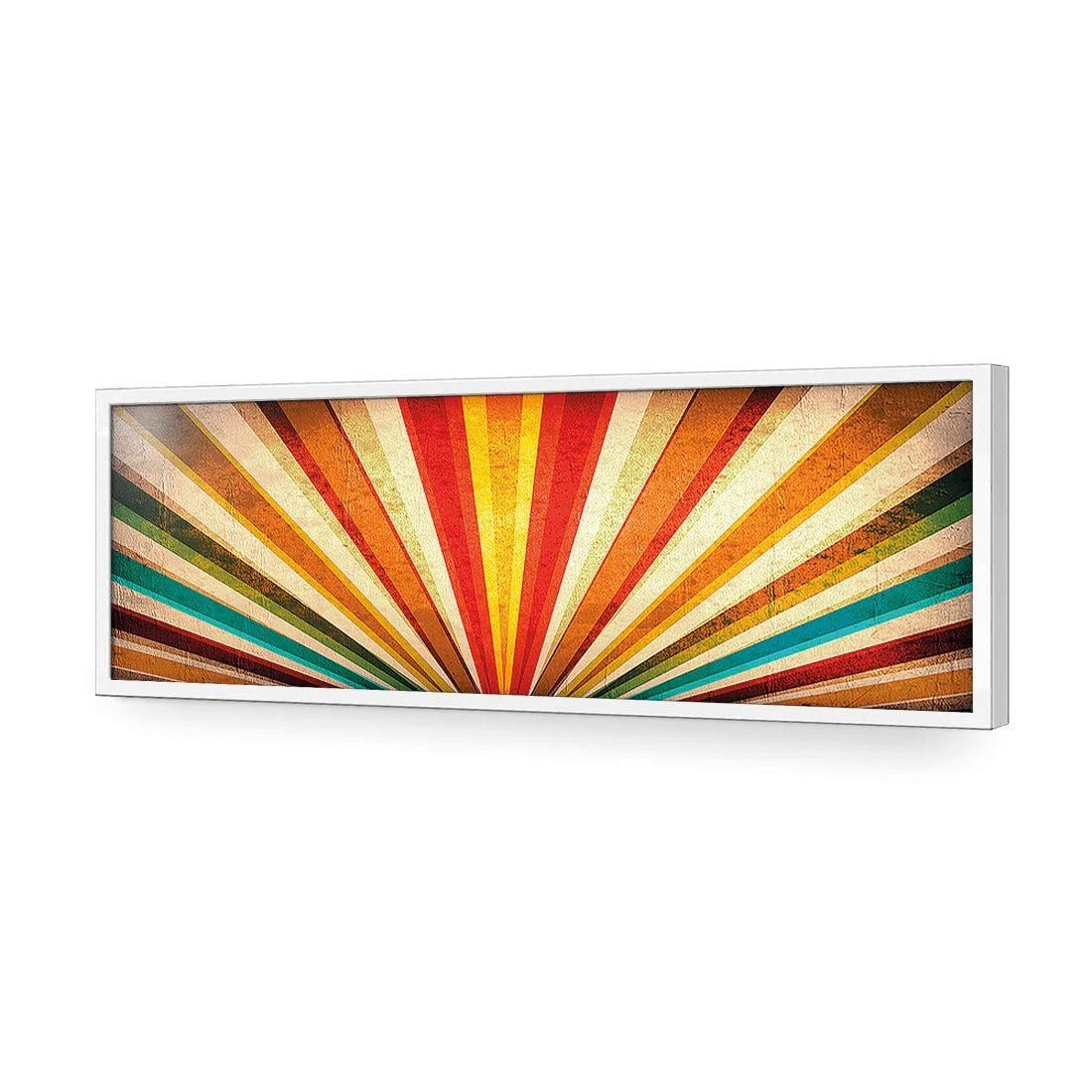 Vintage Sunbeams (Long) Vintage Sunbeams (Long) -WALL ART DESGIN SALE vintage sunbeams long acrylic glass no border white frame 90x30cm 372884