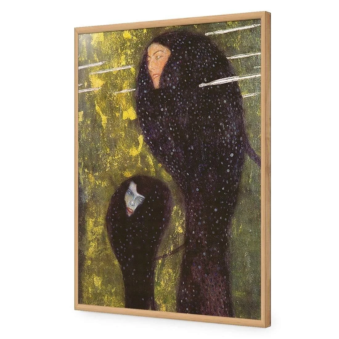 Water Nymphs By Gustav Klimt Water Nymphs By Gustav Klimt -WALL ART DESGIN SALE water nymphs by gustav klimt acrylic glass no border oak frame 45x30cm 387823