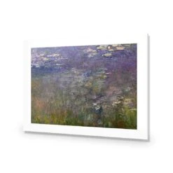 Waterlily Pond By Monet -WALL ART DESGIN SALE waterlily pond by monet acrylic glass with border no frame 45x30cm 596746