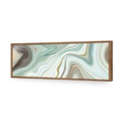 Weaving, Green (long) -WALL ART DESGIN SALE weaving green long canvas stretched canvas 60x20cm 194114