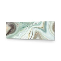 Weaving, Green (long) -WALL ART DESGIN SALE weaving green long canvas stretched canvas 60x20cm 354061