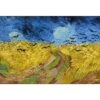 Wheat Fields With Crows By Vincent Van Gogh 2 Wheat Fields With Crows By Vincent Van Gogh -WALL ART DESGIN SALE wheat fields with crows by vincent van gogh canvas stretched canvas 45x30cm 232235